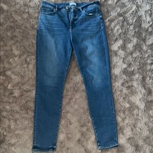 Loft curvy skinny Blue Jeans.